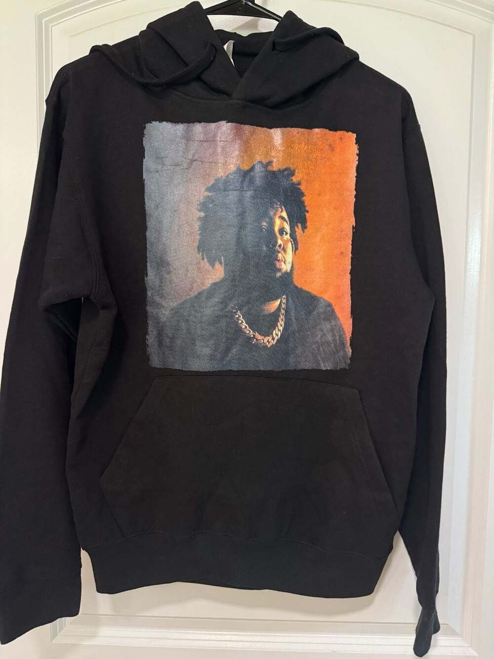 Rod Wave Graphic Hoodie Small Streetwear Rap Hip Hop Pullover Sweatshirt